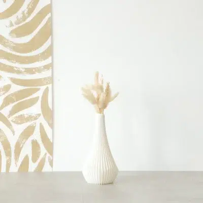 Vase en terre cuite design - MK l'atelier - Objets de décoration - ailettes – Image 2
