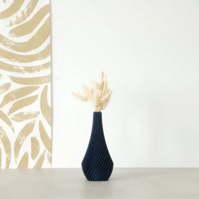 Vase en terre cuite design - MK l'atelier - Objets de décoration - ailettes twist – Image 3
