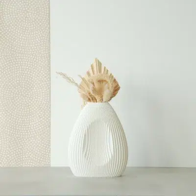 Vase en terre cuite design - MK l'atelier - Objets de décoration - grue