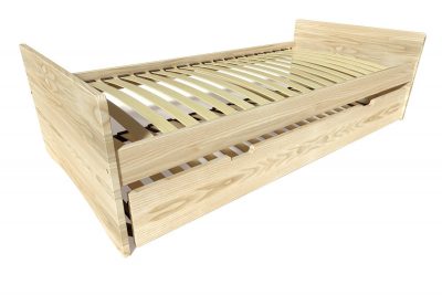 Lit gigogne 80x190 -  - Lit gain de place