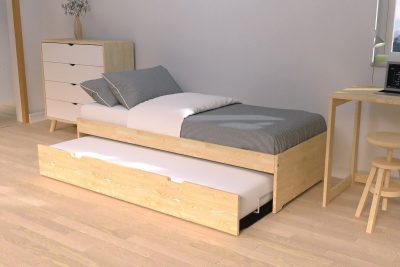 Lit gigogne 80x190 - Gamme Malo - Lit gain de place – Image 2