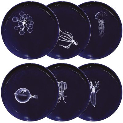 Coffret 6 assiettes en céramique - Faiencerie Georges - vaiselle - Abyss
