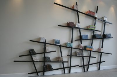 Bibliothèque Mikado bois petit couleur - Compagnie - Bibliothèque – Image 3