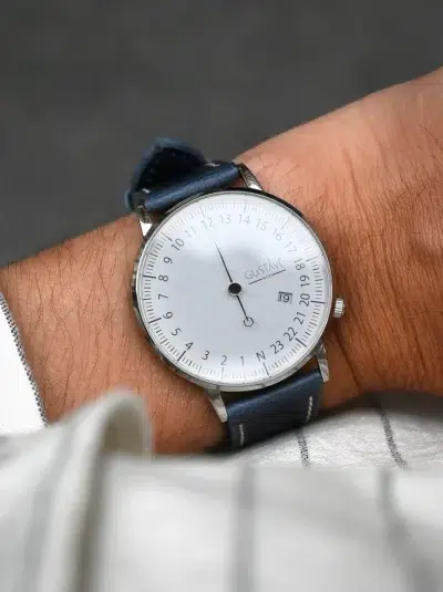 Montre 24H mono aiguille femme - Gustave & cie - Montres - André Blanc – Image 3