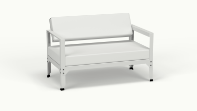 Canapé exterieur aluminium avec dossier basculant - Matière Grise - Salon de jardin en alu - Hegoa – Image 3