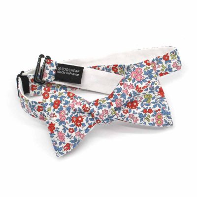Noeud papillon fleuri camomille - Coq en pap - Accessoire Mode – Image 2