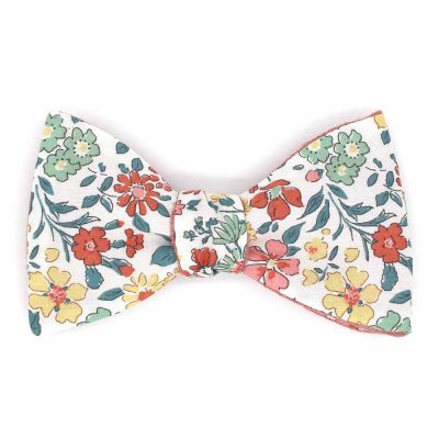 Noeud papillon fleuri Margaret Annie - Coq en pap - Accessoire Mode