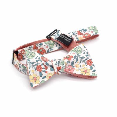 Noeud papillon fleuri Margaret Annie - Coq en pap - Accessoire Mode – Image 2