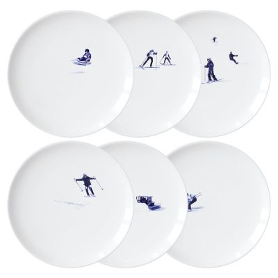 Coffret 6 assiettes en céramique - Faiencerie Georges - vaiselle - Première étoile