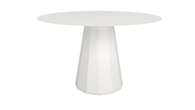 Table ronde 120 en acier - Matière Grise - Meuble en métal - Ankara – Image 7