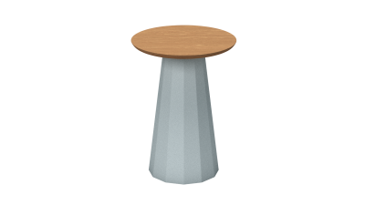 Tabouret haut en acier - Matière Grise - Meuble en métal - Ankara – Image 9