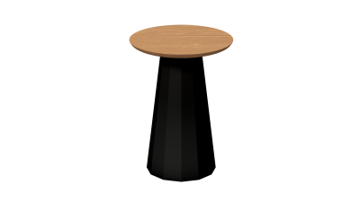 Tabouret haut en acier - Matière Grise - Meuble en métal - Ankara – Image 2