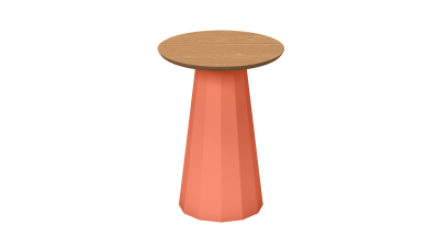 Tabouret haut en acier - Matière Grise - Meuble en métal - Ankara – Image 4