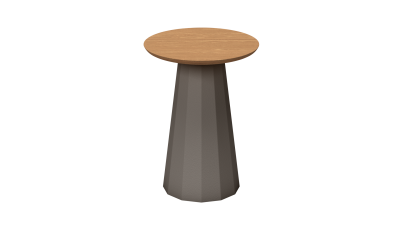 Tabouret haut en acier - Matière Grise - Meuble en métal - Ankara – Image 6