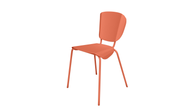 chaise batchair matiere grise