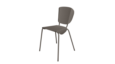 Chaise exterieur aluminium Batchair - Matière Grise - Salon de jardin en alu - Ankara – Image 6