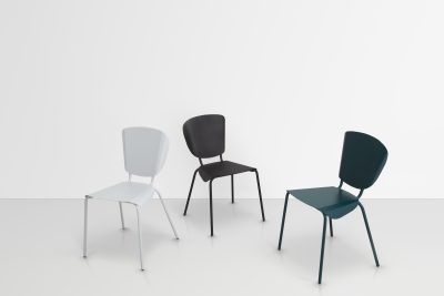 Chaise exterieur aluminium Batchair - Matière Grise - Salon de jardin en alu - Ankara – Image 2