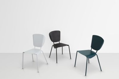 Chaise exterieur aluminium Batchair - Matière Grise - Salon de jardin en alu - Ankara – Image 2