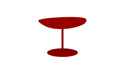 table basse exterieur aluminium - Matière grise - Salon de jardin en alu - Galet 2