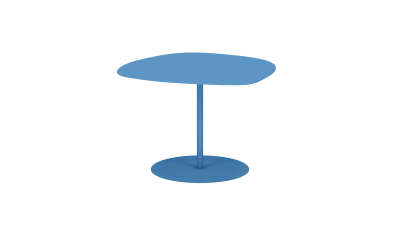 table basse en acier - Matière grise - Meuble en métal - Galet 3