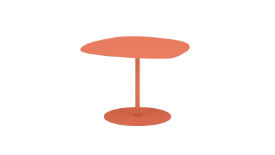 table basse en acier - Matière grise - Meuble en métal - Galet 3 – Image 6