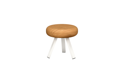 Tabouret en acier - Matière Grise - Meuble en métal - Smack – Image 8