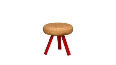 Tabouret en acier - Matière Grise - Meuble en métal - Smack – Image 6
