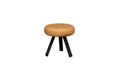 Tabouret en acier - Matière Grise - Meuble en métal - Smack – Image 5