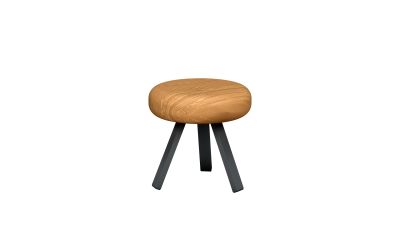 Tabouret en acier - Matière Grise - Meuble en métal - Smack – Image 9