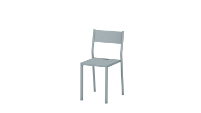 Chaise exterieur aluminium - Matière Grise - Salon de jardin en alu - Take – Image 9