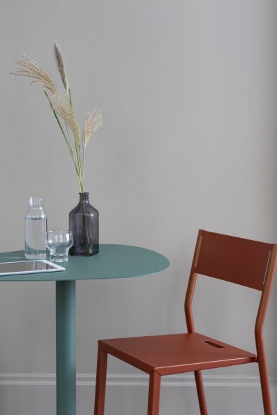 Chaise exterieur aluminium - Matière Grise - Salon de jardin en alu - Take – Image 2