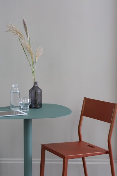 Chaise exterieur aluminium - Matière Grise - Salon de jardin en alu - Take – Image 2
