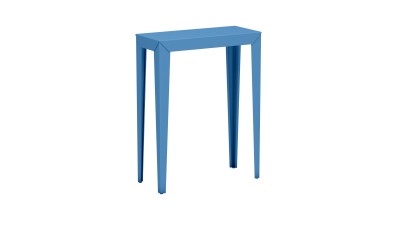 Console en acier - Matière grise - Meuble en métal - Zef – Image 3