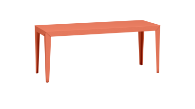 Table rectangulaire en acier - Matière Grise - Meuble en métal - Zef – Image 4