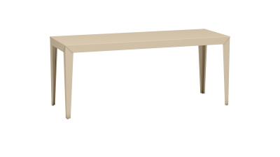Table rectangulaire en acier - Matière Grise - Meuble en métal - Zef – Image 6