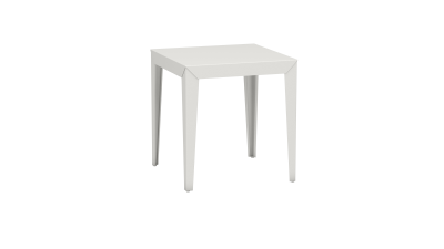 Table carrée design en métal - Matière Grise - Meuble en métal - Zef – Image 8