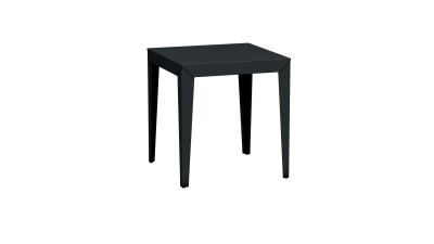 Table carrée design en métal - Matière Grise - Meuble en métal - Zef – Image 7