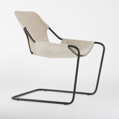 Fauteuil Paulistano Tissu - Objekto - Chaises & Tabourets – Image 4