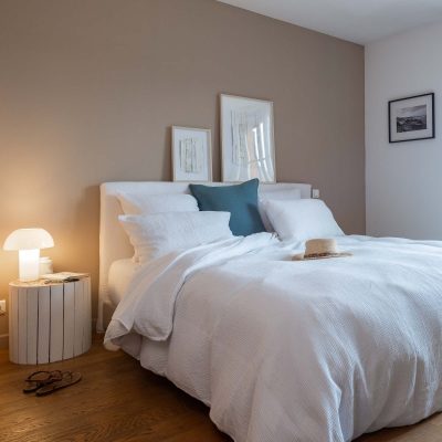 Housse de couette en gaze de coton blanc 240x220 cm - Maison d'été - Linge de maison – Image 3