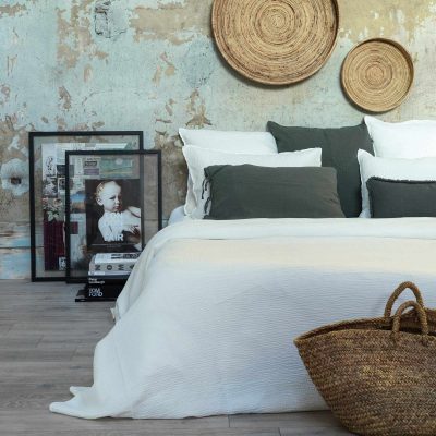 Housse de couette en gaze de coton milk 240x220 cm - Maison d'été - Linge de maison