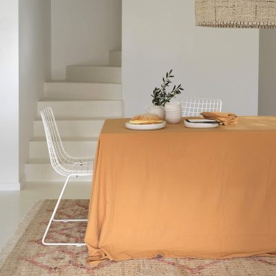 Nappe en gaze de coton épices 180x180 cm - Maison d'été - Linge de table