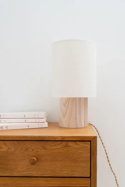 Lampe à poser design - ANSO - Luminaire - Petite Simone blanc