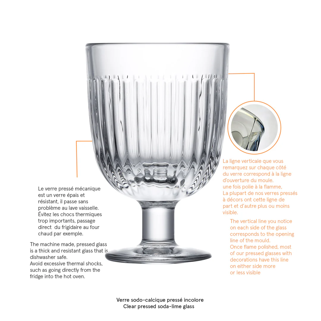 Lot de 6 VERRE A PIED OUESSANT - La Rochère - Verres, carafes, pichets – Image 3