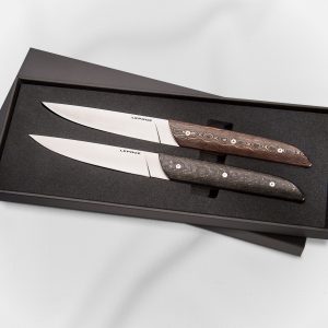 Coffret couteaux de table en carbone n12 - Lepage Knives - Art de la table