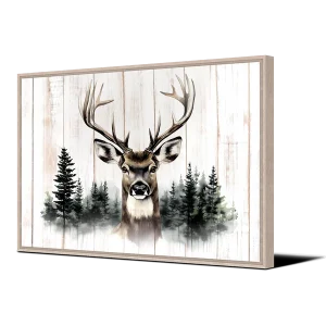 Tableau design en toile - YVOIRE - Podevache - Art mural