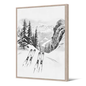 Tableau design en toile - MACUGNAGA - Podevache - Art mural