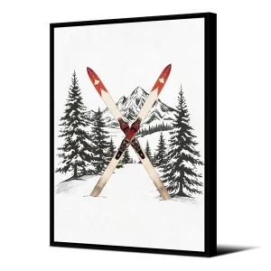 Tableau design en toile - BONNEVAL - Podevache - Art mural