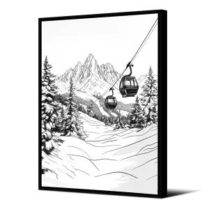 Tableau design en toile - SAN CANDIDO - Podevache - Art mural
