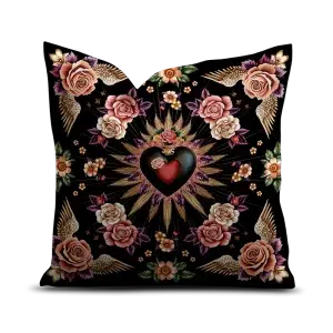 Coussin velour design CARTONE - Podevache - Linge de maison