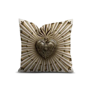 Coussin velour design URUK - Podevache - Linge de maison